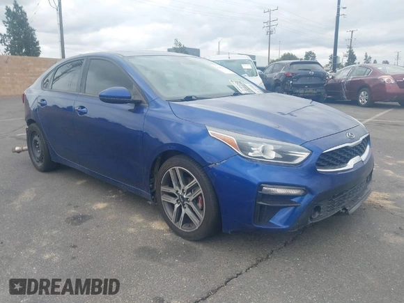 2019 Kia Forte S with VIN 3KPF34AD8KE022803, listed as a IAAI auction lot 41804321 with 80,456 mi miles. Bid and sale history available at carsss.com. Image 1.
