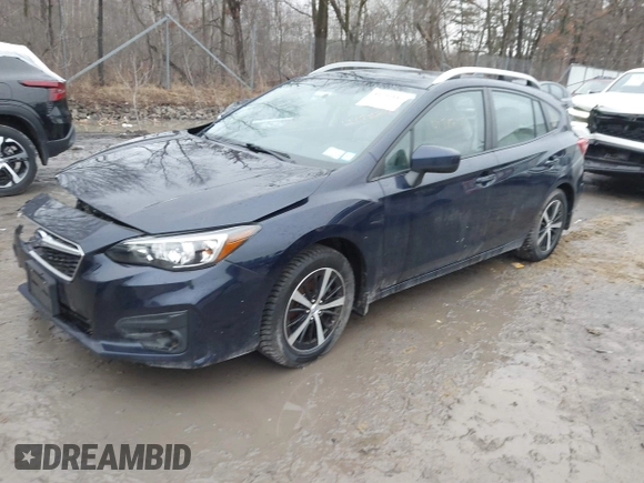 2019 Subaru Impreza Premium с VIN 4S3GTAC68K3754650, выставлен на аукционе IAAI как лот 41782147 с пробегом 50 926 миль миль и . История ставок и продаж доступна на DreamBid. Изображение 2.