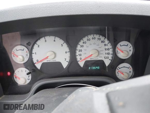 2006 Dodge 1500 SLT with VIN 1D7HU16206J155131, listed as a IAAI auction lot 41548125 with 213,690 mi miles and . Bid and sale history available at DreamBid. Image 7.