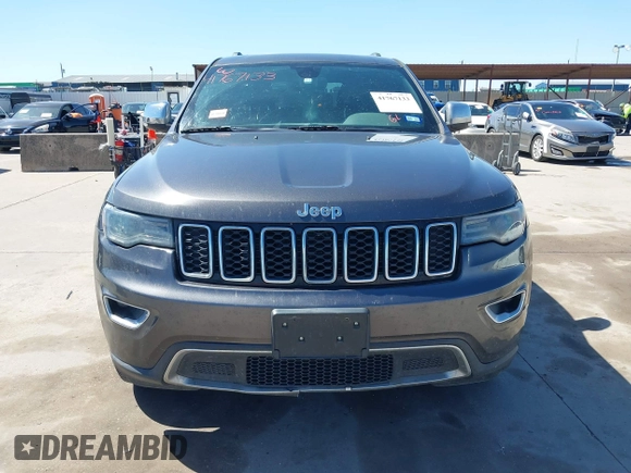 2017 Jeep Grand Cherokee Limited with VIN 1C4RJEBG9HC934177, listed as a IAAI auction lot 41767133 with 140,422 mi miles. Bid and sale history available at carsss.com. Image 12.