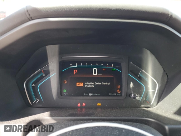 2018 Honda Odyssey Touring with VIN 5FNRL6H81JB076891, listed as a Copart auction lot 48301765 with 99,129 mi miles and Salvage Title. Bid and sale history available at carsss.com. Image 9.