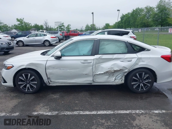 2022 Honda Civic EX with VIN JHMFE1F75NX009666, listed as a IAAI auction lot 42274513 with 25,290 mi miles and . Bid and sale history available at DreamBid. Image 14.
