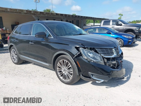 2016 Lincoln MKX Reserve with VIN 2LMTJ6LP9GBL27835, listed as a IAAI auction lot 42175905 with 87,541 mi miles. Bid and sale history available at carsss.com. Image 1.