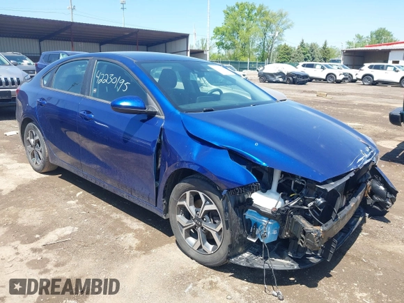 2021 Kia Forte LXS with VIN 3KPF24AD4ME277261, listed as a IAAI auction lot 42230195 with 86,515 mi miles and . Bid and sale history available at DreamBid. Image 1.