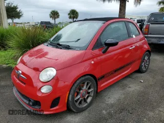 2013 FIAT 500 Abarth with VIN 3C3CFFJH4DT633956, listed as a Copart auction lot 74962744 with 0 mi miles and Non Repairable. Bid and sale history available at carsss.com. Image 1.