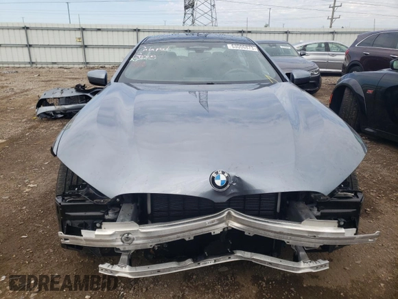 2022 BMW 8 Series M850i with VIN WBAGV8C07NCG96226, listed as a Copart auction lot 63006873 with 20,784 mi miles. Bid and sale history available at carsss.com. Image 5.