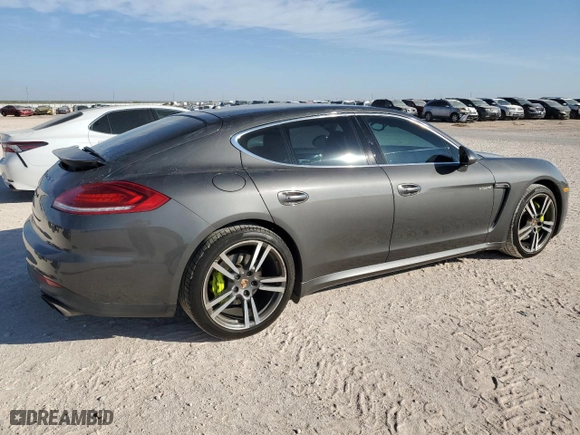 2014 Porsche Panamera S E-Hybrid with VIN WP0AD2A74EL044427, listed as a Copart auction lot 76928314 with 132,949 mi miles and Clean Title. Bid and sale history available at carsss.com. Image 3.