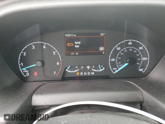 2020 Ford Transit Cargo with VIN 1FTBF4XG7LKB21098, listed as a Copart auction lot 44429335 with 163,011 mi miles and Salvage Title. Bid and sale history available at DreamBid. Image 9.