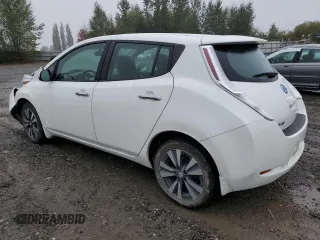 2015 Nissan LEAF SV with VIN 1N4AZ0CP2FC332182, listed as a Copart auction lot 69824793 with 62,262 mi miles. Bid and sale history available at carsss.com. Image 2.