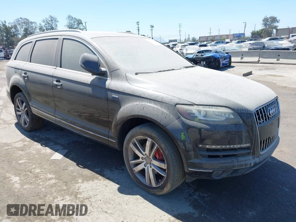2014 Audi Q7 Premium Plus with VIN WA1LGAFEXED014547, listed as a IAAI auction lot 42256396 with 158,038 mi miles and . Bid and sale history available at DreamBid. Image 1.