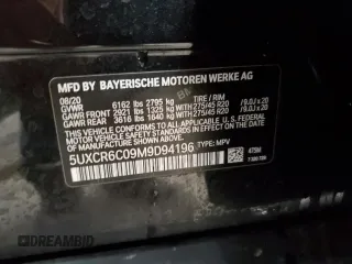 2021 BMW X5 xDrive40i with VIN 5UXCR6C09M9D94196, listed as a Copart auction lot 71681202 with 32,023 mi miles. Bid and sale history available at carsss.com. Image 14.