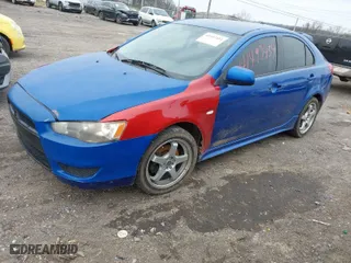 2010 Mitsubishi Lancer GTS with VIN JA32X8HW1AU005888, listed as a IAAI auction lot 41497454 with 217,023 mi miles. Bid and sale history available at carsss.com. Image 2.