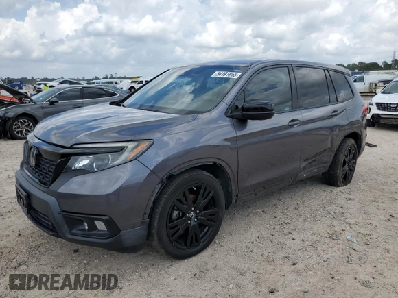 2020 Honda Passport Sport z VIN 5FNYF7H28LB000298, wystawiony jako Copart lot #54191955 z przebiegiem 84 533 mil mil oraz Szkoda całkowita • Salvage title. Historia ofert i sprzedaży dostępna na DreamBid. Obrazek 1.