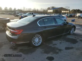 2017 BMW 7 Series 740i xDrive with VIN WBA7E4C50HGU99073, listed as a Copart auction lot 86506784 with 107,109 mi miles and Salvage Title. Bid and sale history available at carsss.com. Image 3.