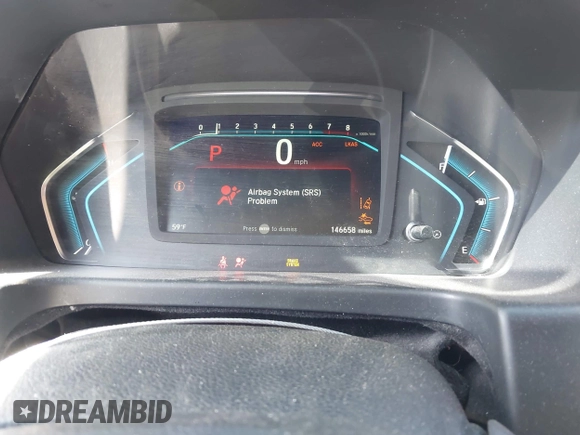 2019 Honda Odyssey EX-L with VIN 5FNRL6H78KB115260, listed as a IAAI auction lot 41962095 with 146,658 mi miles and . Bid and sale history available at DreamBid. Image 7.