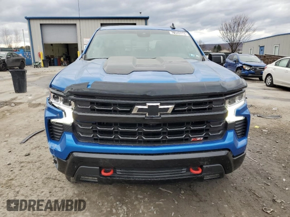 2022 Chevrolet Silverado 1500 LT Trail Boss with VIN 3GCUDFED7NG619475, listed as a Copart auction lot 78949174 with 14,068 mi miles and Salvage Title. Bid and sale history available at DreamBid. Image 5.