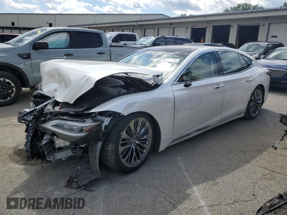 2022 Lexus LS z VIN JTHE5LGF3N5010467, wystawiony jako Copart lot #56491414 z przebiegiem Nie podano mil oraz Nie do naprawy • Non repairable. Historia ofert i sprzedaży dostępna na DreamBid. Obrazek 1.