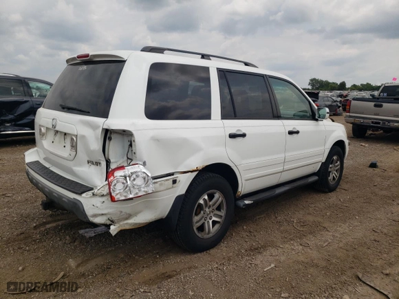 2003 Honda Pilot EX with VIN 2HKYF18763H602644, listed as a Copart auction lot 64075194 with 231,235 mi miles and Salvage Title. Bid and sale history available at carsss.com. Image 3.