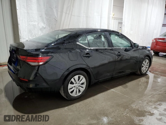 2020 Nissan Sentra S with VIN 3N1AB8BV7LY232520, listed as a Copart auction lot 49488435 with 47,225 mi miles and Salvage Title. Bid and sale history available at carsss.com. Image 3.