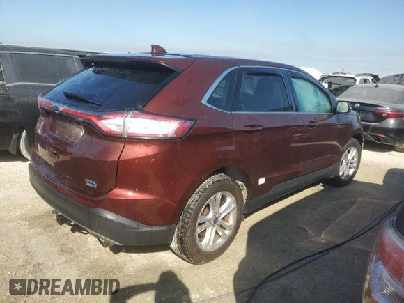 2015 Ford Edge SEL with VIN 2FMTK4J93FBB89807, listed as a Copart auction lot 75102174 with 0 mi miles and Non Repairable. Bid and sale history available at carsss.com. Image 3.