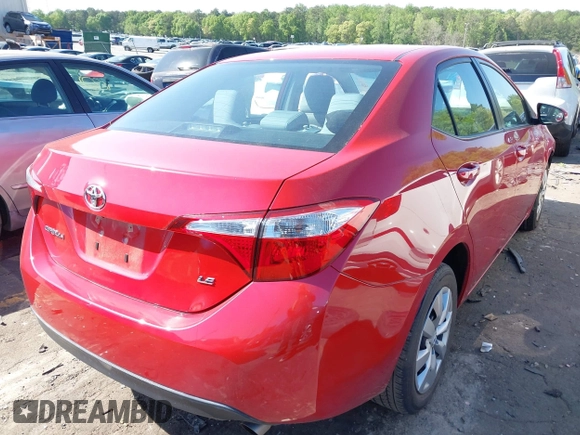 2015 Toyota Corolla L with VIN 2T1BURHE2FC476945, listed as a IAAI auction lot 41987905 with 28,020 mi miles and . Bid and sale history available at DreamBid. Image 4.