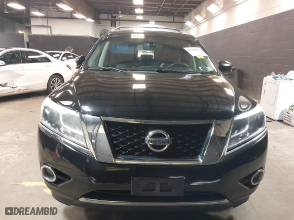 2014 Nissan Pathfinder S with VIN 5N1AR2MM3EC699242, listed as a IAAI auction lot 41848681 with 91,758 mi miles. Bid and sale history available at carsss.com. Image 12.