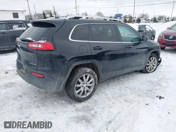 2018 Jeep Cherokee Limited with VIN 1C4PJMDB9JD564528, listed as a IAAI auction lot 41601139 with 110,711 mi miles. Bid and sale history available at carsss.com. Image 4.