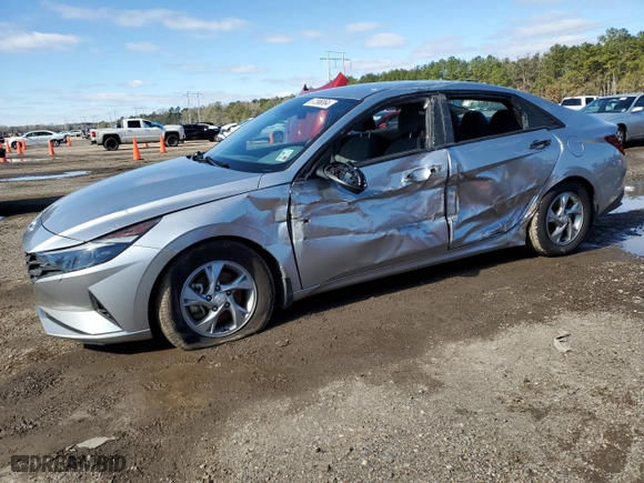 2021 Hyundai Elantra SE with VIN 5NPLL4AG6MH050756, listed as a Copart auction lot 87396864 with 81,207 mi miles and Salvage Title. Bid and sale history available at carsss.com. Image 1.