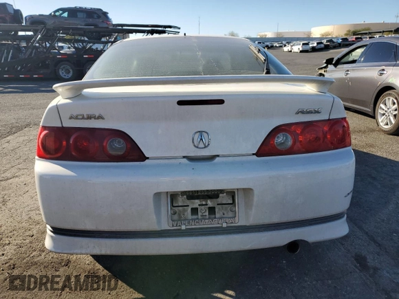 2005 Acura RSX with VIN JH4DC54885S012980, listed as a Copart auction lot 78404074 with 273,664 mi miles and Clean Title. Bid and sale history available at carsss.com. Image 6.