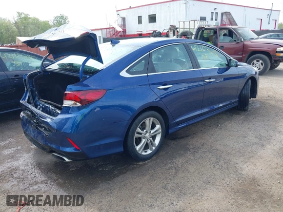 2018 Hyundai Sonata SEL with VIN 5NPE34AF5JH654732, listed as a IAAI auction lot 42103618 with 46,762 mi miles and . Bid and sale history available at DreamBid. Image 4.