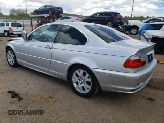 2000 BMW 3 Series 323Ci with VIN WBABM3341YJN62022, listed as a Copart auction lot 53943414 with 208,047 mi miles and Salvage Title. Bid and sale history available at DreamBid. Image 2.