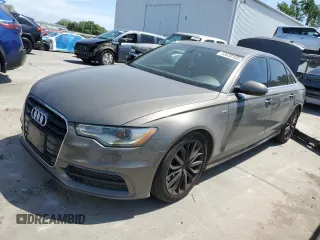 2012 Audi A6 Prestige with VIN WAUHGAFC4CN134312, listed as a Copart auction lot 53530105 with 156,372 mi miles and Salvage title. Bid and sale history available at DreamBid. Image 1.