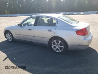 2003 Infiniti G35 w/Leather z VIN JNKCV51E63M321042, wystawiony jako Copart lot #57238535 z przebiegiem 157 847 mil mil oraz Czysty tytuł • Clean title. Historia ofert i sprzedaży dostępna na DreamBid. Obrazek 2.