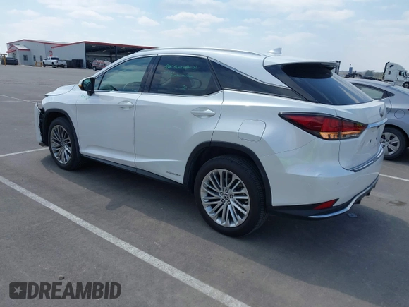 2022 Lexus RX 450h с VIN 2T2JGMDA1NC076975, выставлен на аукционе IAAI как лот 42030488 с пробегом 31 665 миль миль и . История ставок и продаж доступна на DreamBid. Изображение 3.