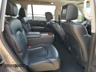 2017 Infiniti QX80 with VIN JN8AZ2NFXH9643163, listed as a Copart auction lot 54814805 with 199,586 mi miles and Salvage title. Bid and sale history available at DreamBid. Image 11.