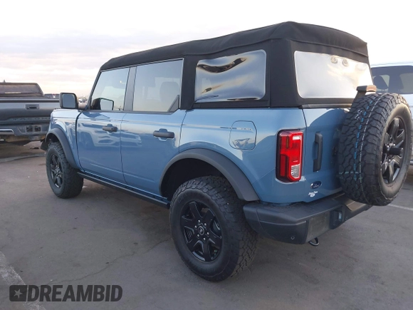 2024 Ford Bronco Black Diamond with VIN 1FMDE1BH2RLA96393, listed as a IAAI auction lot 42071431 with 213 mi miles and . Bid and sale history available at DreamBid. Image 3.