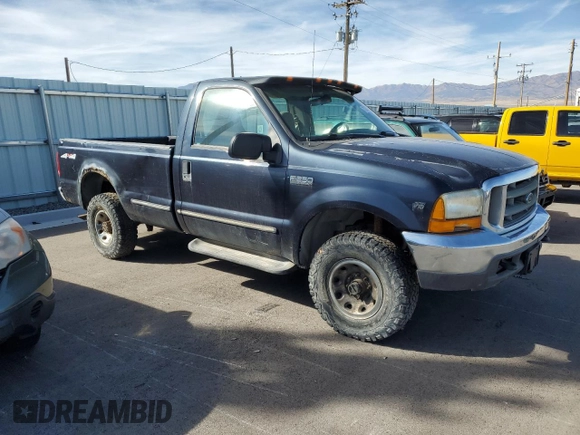 1999 Ford F-250 with VIN 1FTNF21S1XED16309, listed as a Copart auction lot 77267764 with 216,158 mi miles and Clean title. Bid and sale history available at DreamBid. Image 4.
