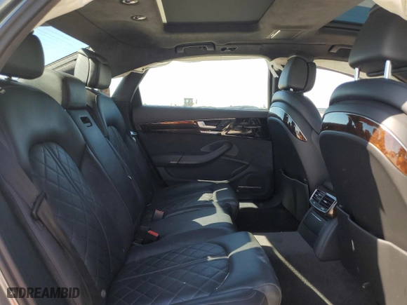 2017 Audi A8 L with VIN WAU44AFD6HN002272, listed as a Copart auction lot 45597443 with 0 mi miles. Bid and sale history available at carsss.com. Image 10.