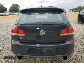 2012 Volkswagen Golf GTI with VIN WVWGV7AJ3CW296519, listed as a Copart auction lot 61368815 with 150,122 mi miles and Salvage title. Bid and sale history available at DreamBid. Image 6.