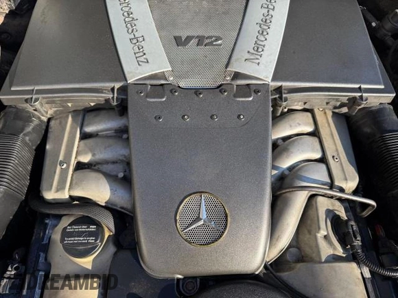 2001 Mercedes-Benz S-Class 6.0L with VIN WDBNG78J61A166847, listed as a Copart auction lot 47702305 with 111,103 mi miles and Salvage Title. Bid and sale history available at carsss.com. Image 7.