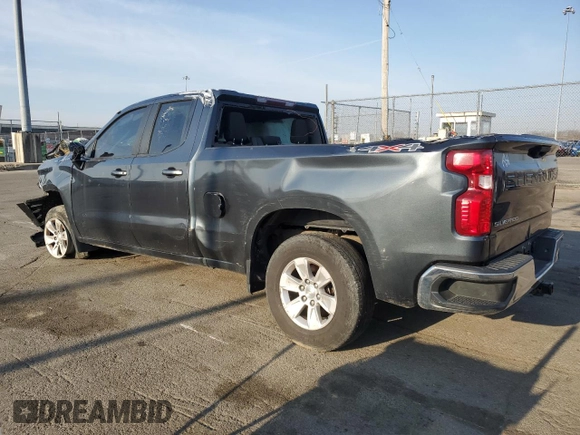 2020 Chevrolet Silverado 1500 LT with VIN 1GCRYDED4LZ219305, listed as a Copart auction lot 46810295 with 104,019 mi miles and Clean Title. Bid and sale history available at carsss.com. Image 2.
