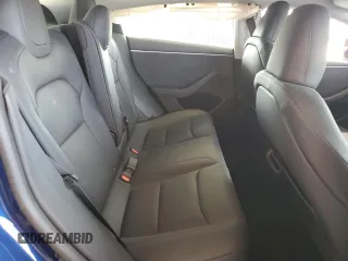 2025 Tesla Model 3 Long Range with VIN 5YJ3E1EBXSF941345, listed as a Copart auction lot 60229865 with 1,711 mi miles and Salvage title. Bid and sale history available at DreamBid. Image 10.