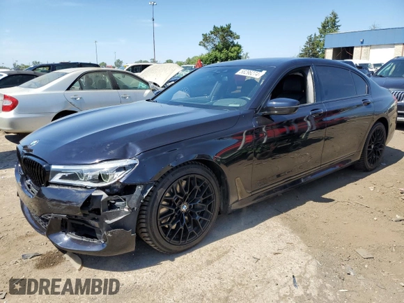2019 BMW 7 Series 750i xDrive с VIN WBA7F2C57KB240392, выставлен на аукционе Copart как лот 58296274 с пробегом 44 676 миль миль и Списание • Salvage title. История ставок и продаж доступна на DreamBid. Изображение 1.