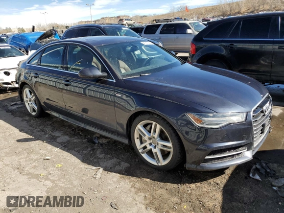 2016 Audi A6 2.0T Premium Plus with VIN WAUGFAFC7GN105844, listed as a Copart auction lot 41867563 with 75,002 mi miles. Bid and sale history available at carsss.com. Image 4.