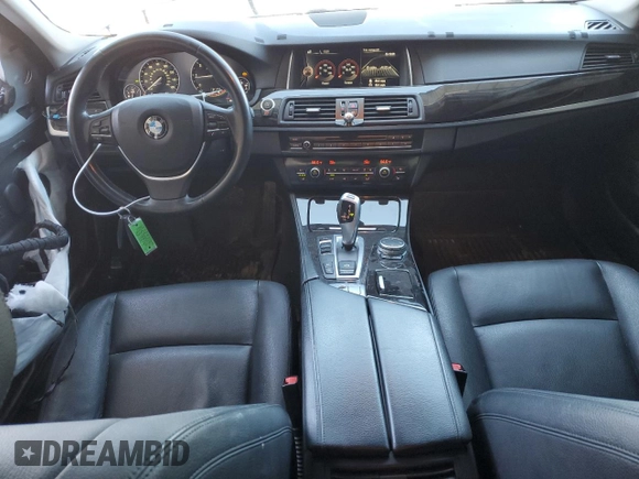 2015 BMW 5 Series 535d xDrive with VIN WBAFV3C50FD686494, listed as a Copart auction lot 45601615 with 128,181 mi miles and Salvage title. Bid and sale history available at DreamBid. Image 8.