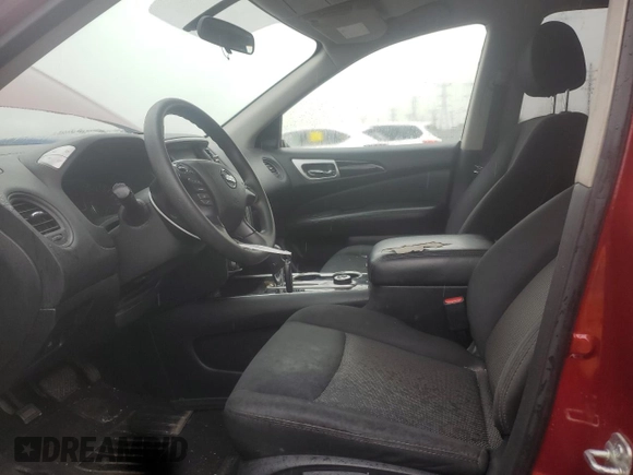 2018 Nissan Pathfinder S with VIN 5N1DR2MM8JC620865, listed as a Copart auction lot 58672415 with 131,647 mi miles and Clean title. Bid and sale history available at DreamBid. Image 7.