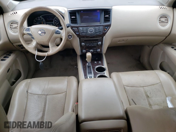 2015 Nissan Pathfinder Platinum with VIN 5N1AR2MM0FC604010, listed as a Copart auction lot 62096355 with 157,393 mi miles and Clean title. Bid and sale history available at DreamBid. Image 8.