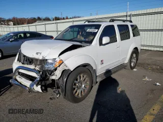 2008 Nissan Pathfinder LE with VIN 5N1BR18B48C639871, listed as a Copart auction lot 80293664 with 205,926 mi miles and Salvage Title. Bid and sale history available at carsss.com. Image 1.