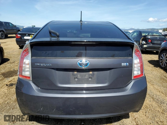 2013 Toyota Prius One with VIN JTDKN3DU2D1675633, listed as a Copart auction lot 49341255 with 232,622 mi miles and Salvage Title. Bid and sale history available at DreamBid. Image 6.