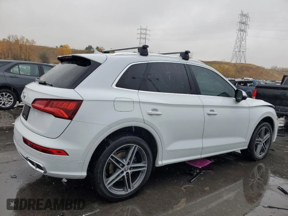 2020 Audi SQ5 Premium Plus with VIN WA1B4AFY7L2062076, listed as a Copart auction lot 78225234 with 25,468 mi miles and Salvage Title. Bid and sale history available at DreamBid. Image 3.